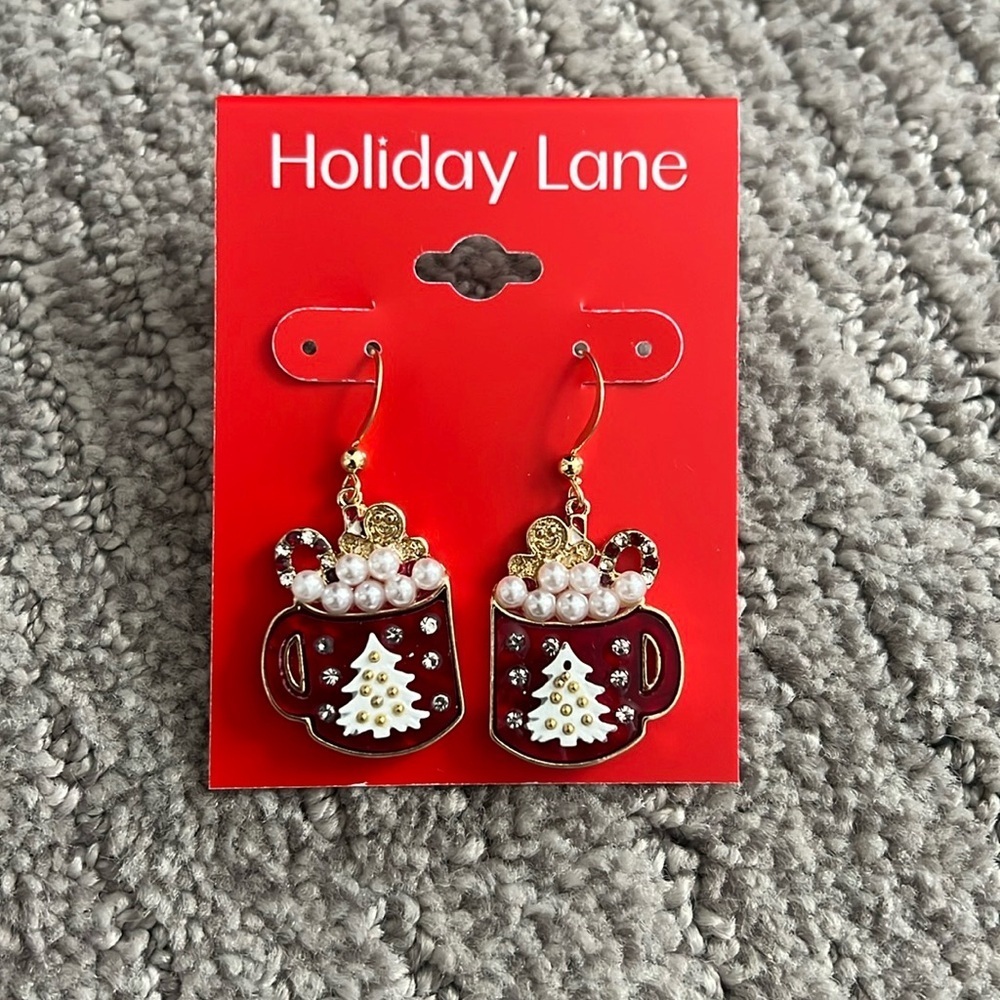 Holiday lane holiday earrings